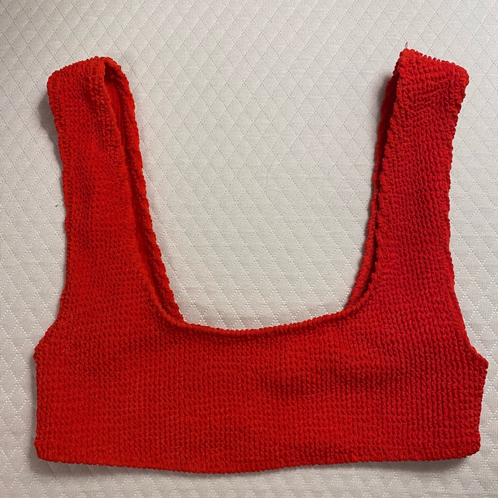 Elysiian Swimwear - red balboa top